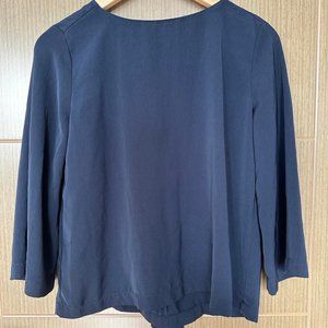 Ann Taylor Dark Blue Blouse